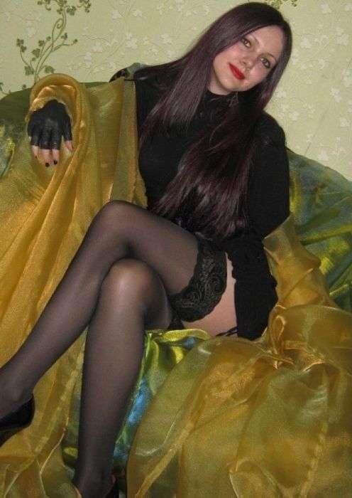 В чулочках
