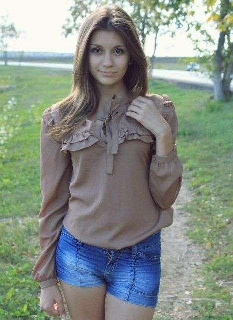 Синие шортики