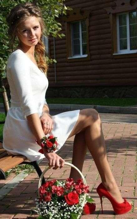 Девушка с цветами