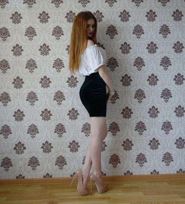 В короткой юбочке
