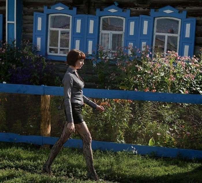 Деревенская красавица