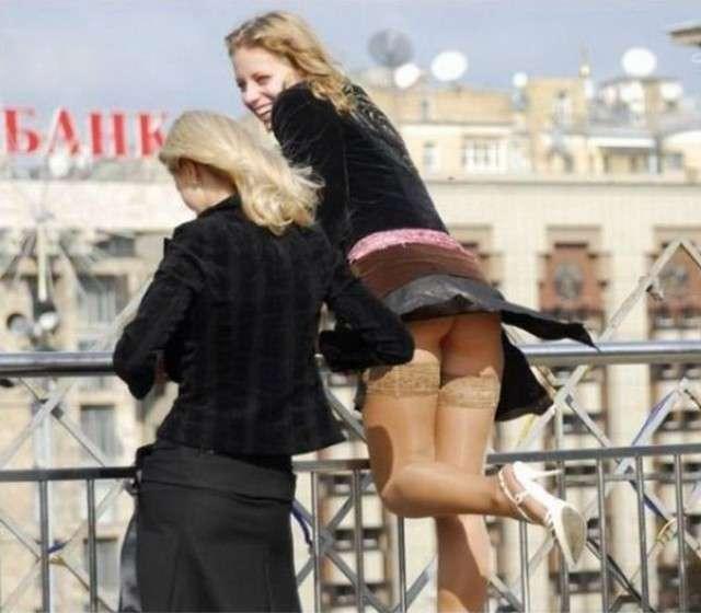 В чулочках