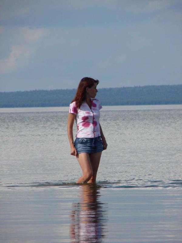 В озере