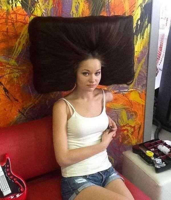Прямоугольная прическа